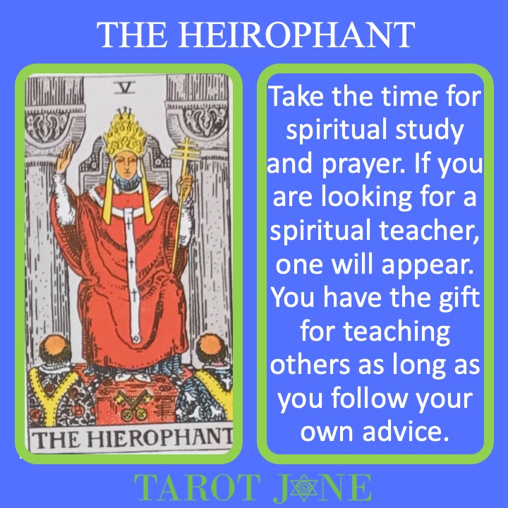 The Hierophant Tarot Card  Tarot meanings, The hierophant, Tarot learning