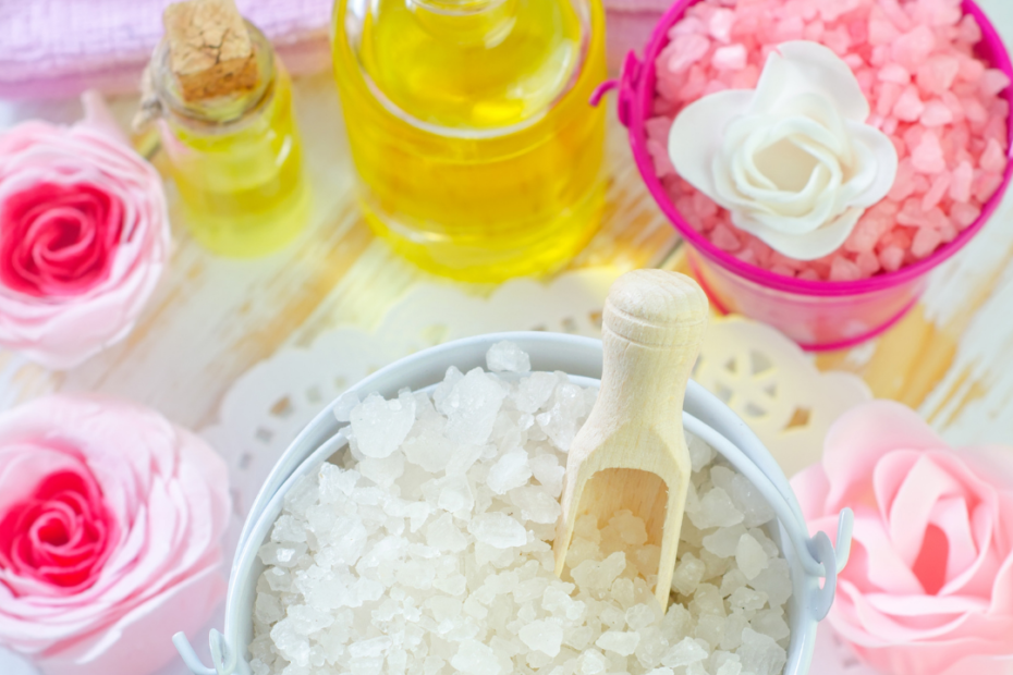 Make your cleaning pretty by adding pink Himalayan salt.